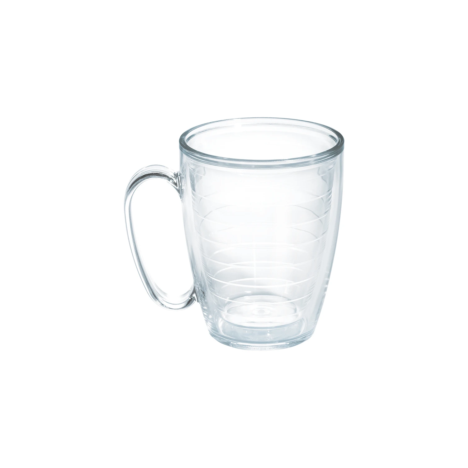 16 Ounce Clear Insulated Mug - Bpa Free Travel Tumbler