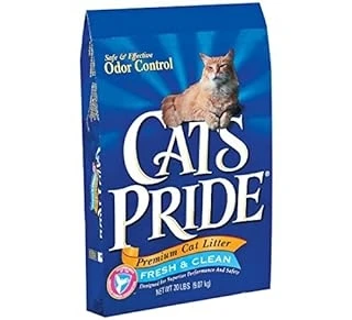 Premium Clay Cat Litter, 20 Pound Bag For Odor Control And Absorbency