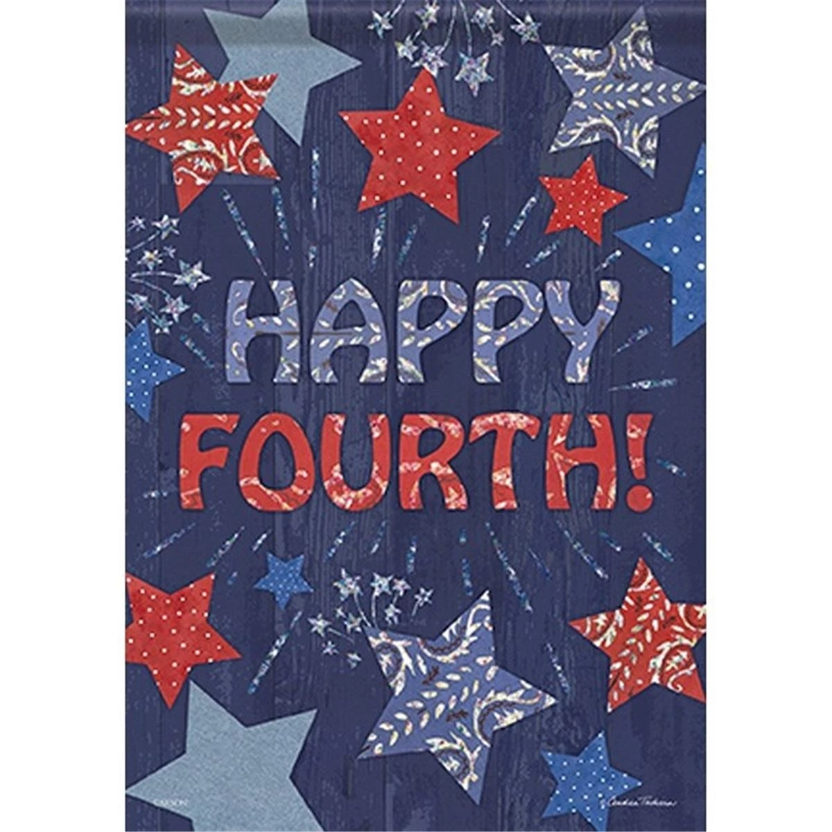 Patriotic Bandana Garden Flag 12.5 X 18 In.