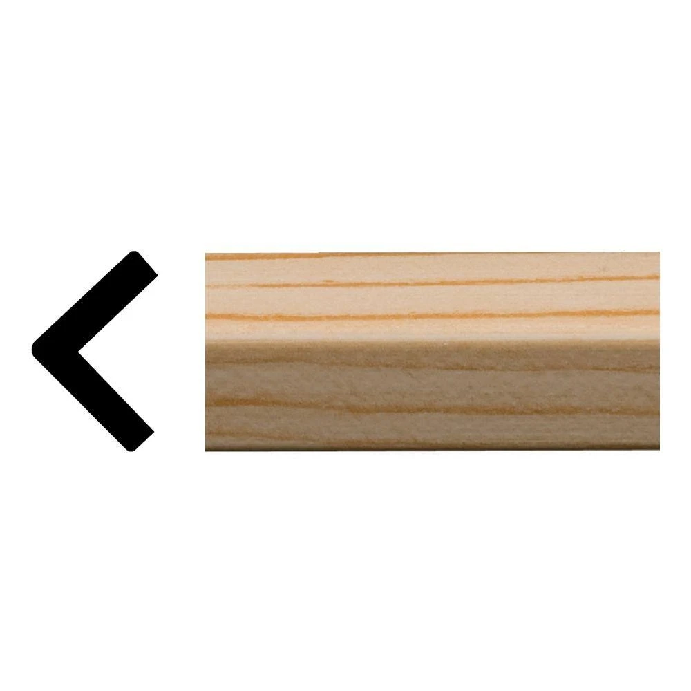 Clearwood 8 Ft. X 3/4 In. Vinyl Outside Corner Moulding For Interior And Exterior Use