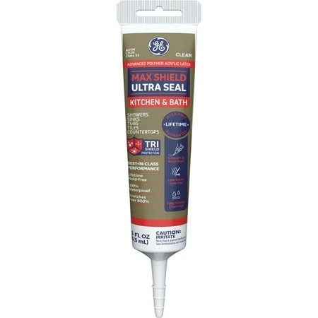 Max Shield Ultra Seal Kitchen & Bath Acrylic Caulk - 10.1 Oz Tube