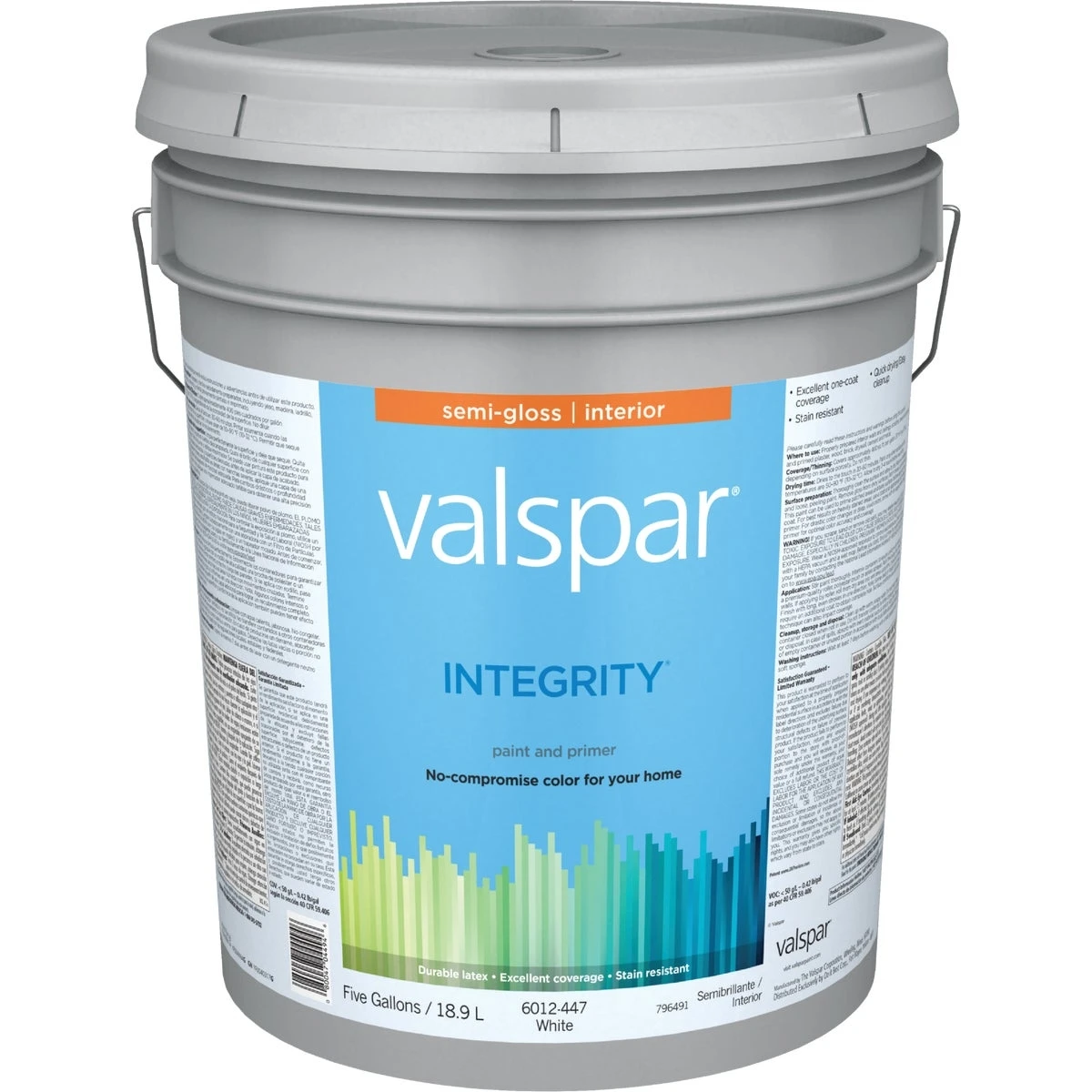 Integrity Latex Paint And Primer Semi-gloss Interior Wall Paint 1 Gallon