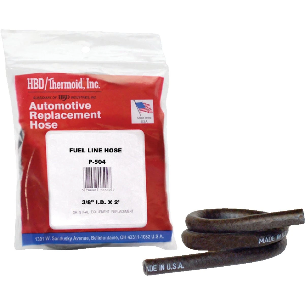 P504 Fuel Line Hose - Durable, Flexible, 1/4 Inch Diameter, 50 Feet Length