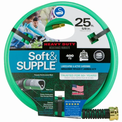 Neverkink Heavy-duty Garden Hose, 5/8 In. X 25 Ft. With Lifetime Warranty