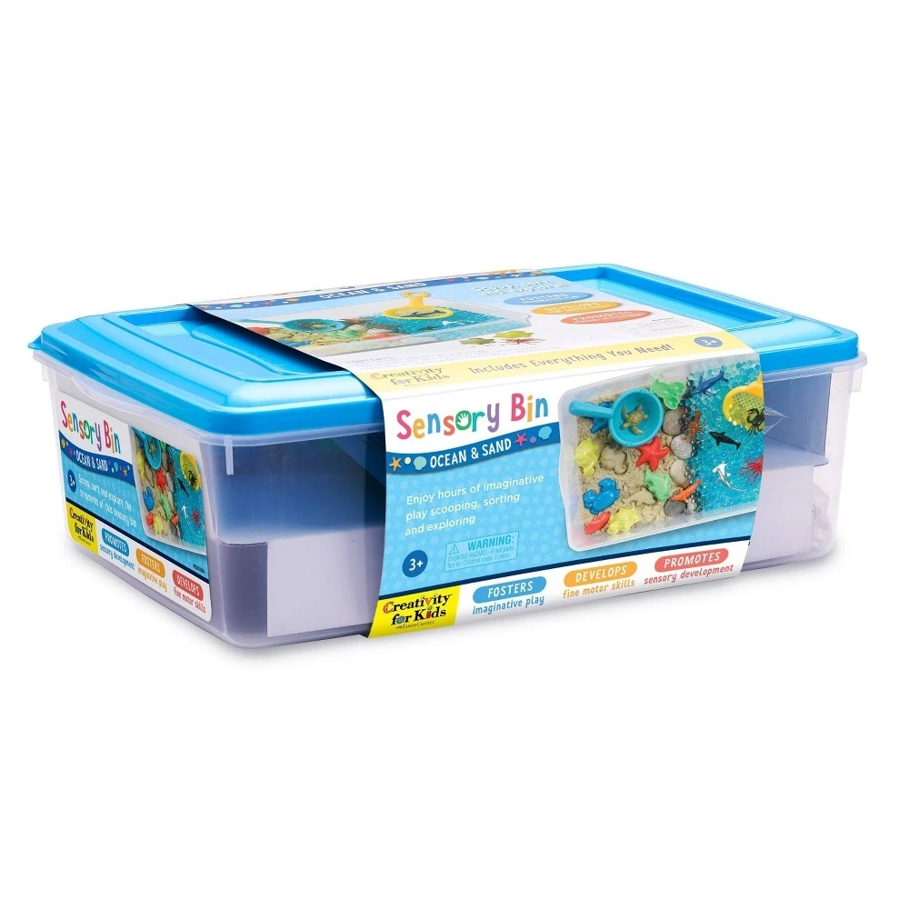 Ocean And Sand Sensory Bin - Creativity For Kids - Engaging Play Set