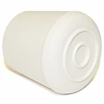 Furniture Leg Tip, Off White Rubber, 1-1/8-In., 4-Pk.