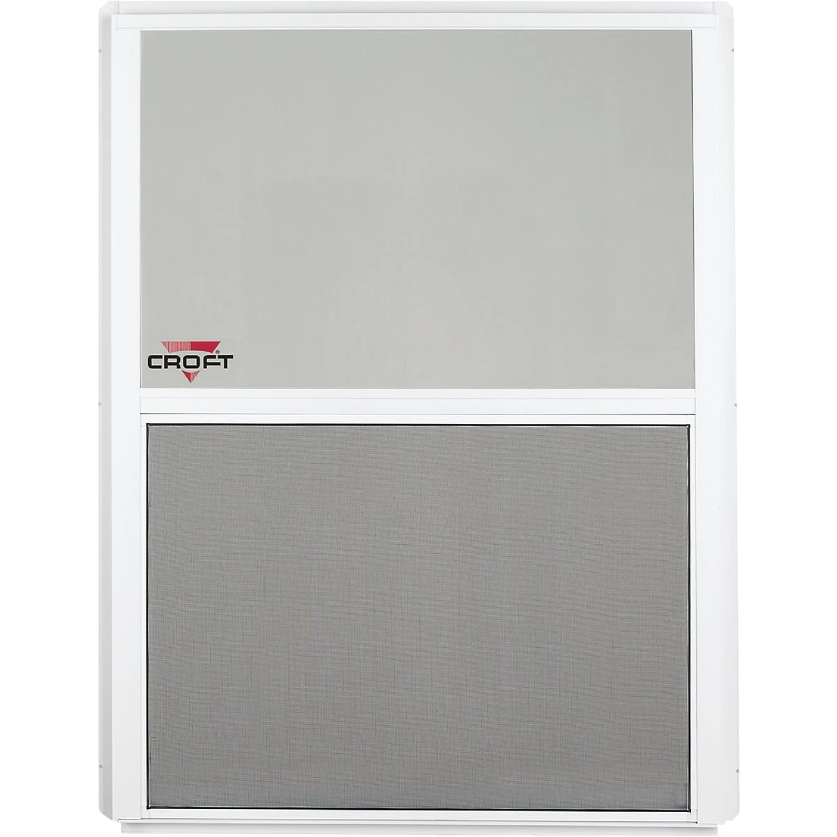 Series 90 24 In. W. X 36 In. H. White Aluminum Single Hung Window