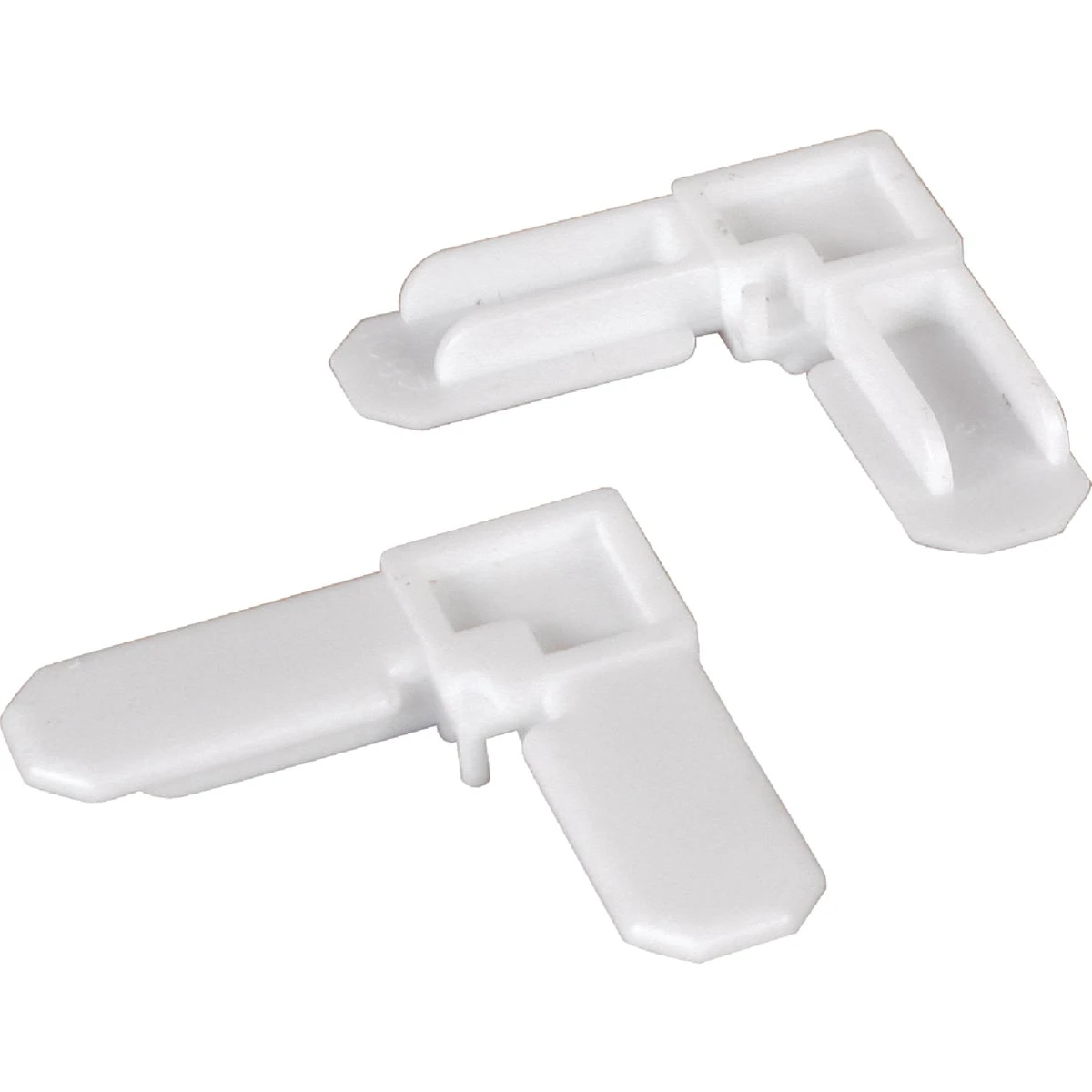 3/4 In. X 3/8 In. White Plastic Screen Frame Corner - Model Pl7723