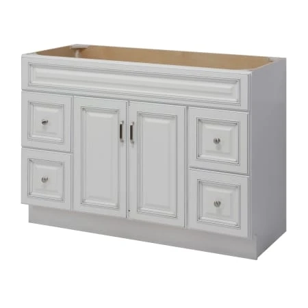 Rl4821d Riley 48 Single Floor Standing Vanity Cabinet - Fresh White Finish