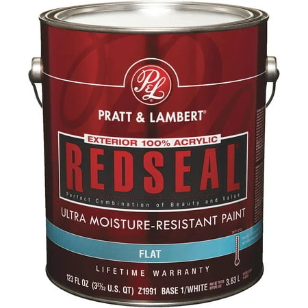 Redseal 100% Acrylic Flat Exterior House Paint - Durable And Weather-resistant