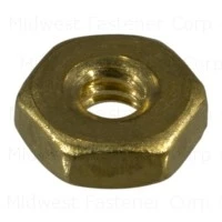 6-32 Brass Coarse Hex Nuts - Durable Fasteners For Various Applications