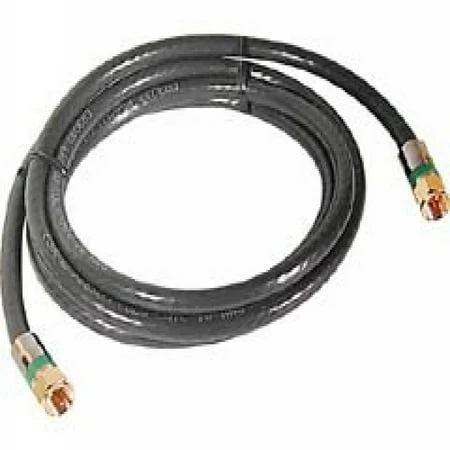 Zds-5202 Quad Shield Rg6 Video Cable With Connectors - 6 Feet Long