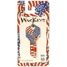 The Hillman Group #66 Wackey Kw1 Flag Key - Durable And Unique Design