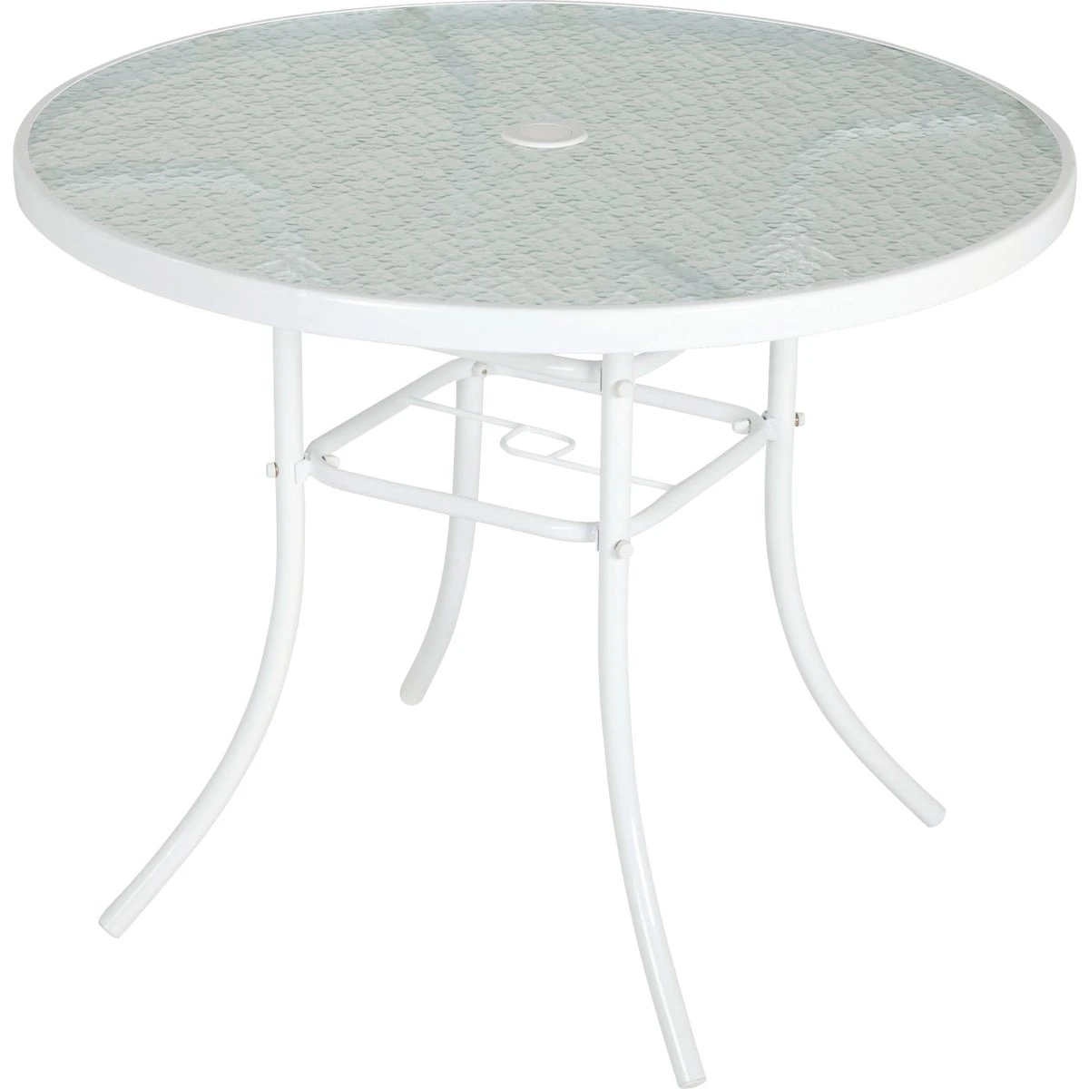 Round Poolside Table - Model Tgs35cd-w For Outdoor Relaxation