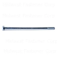 3/8-16 X 8 Zinc Grade 5 Coarse Hex Cap Screws - Durable Fasteners For Heavy-duty Applications