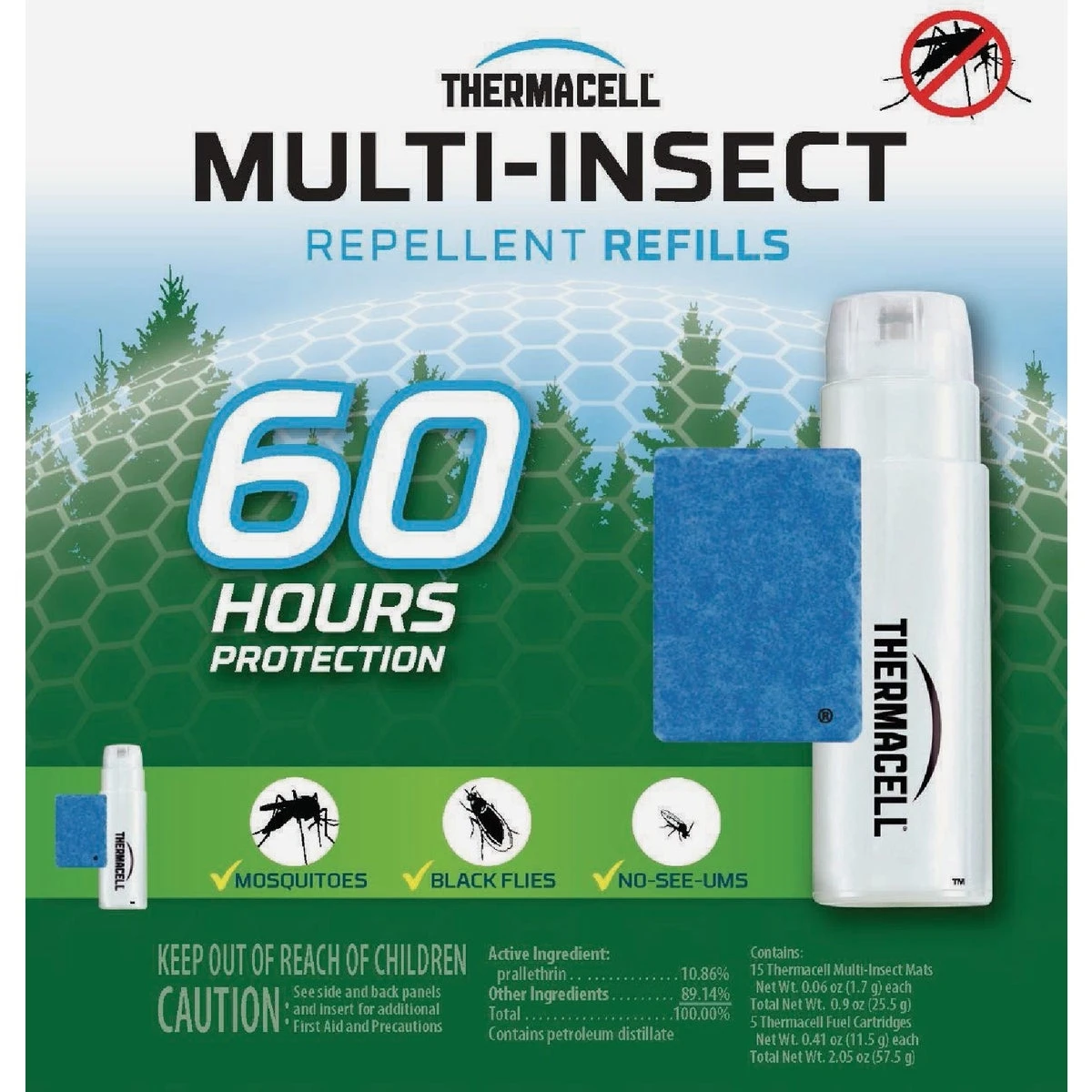 60 Hour Multi-insect Repellent Refill For Fuel-powered Repellers