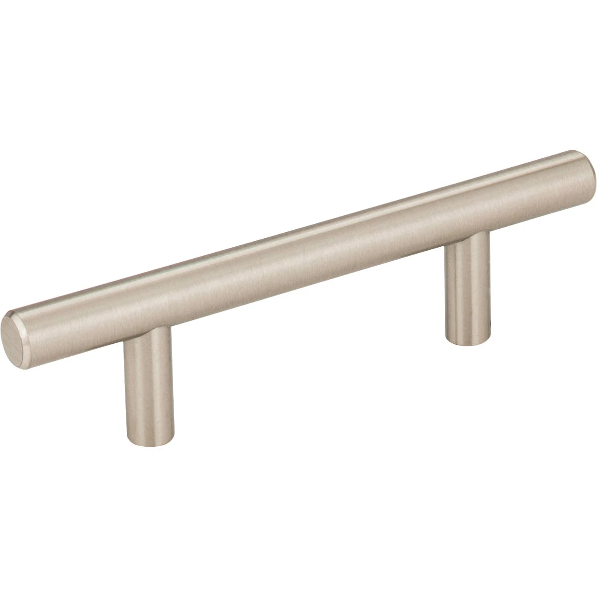 Kasaware Satin Nickel Cabinet Bar Pulls 5-3/8 In. (2-pack) With Beveled Ends