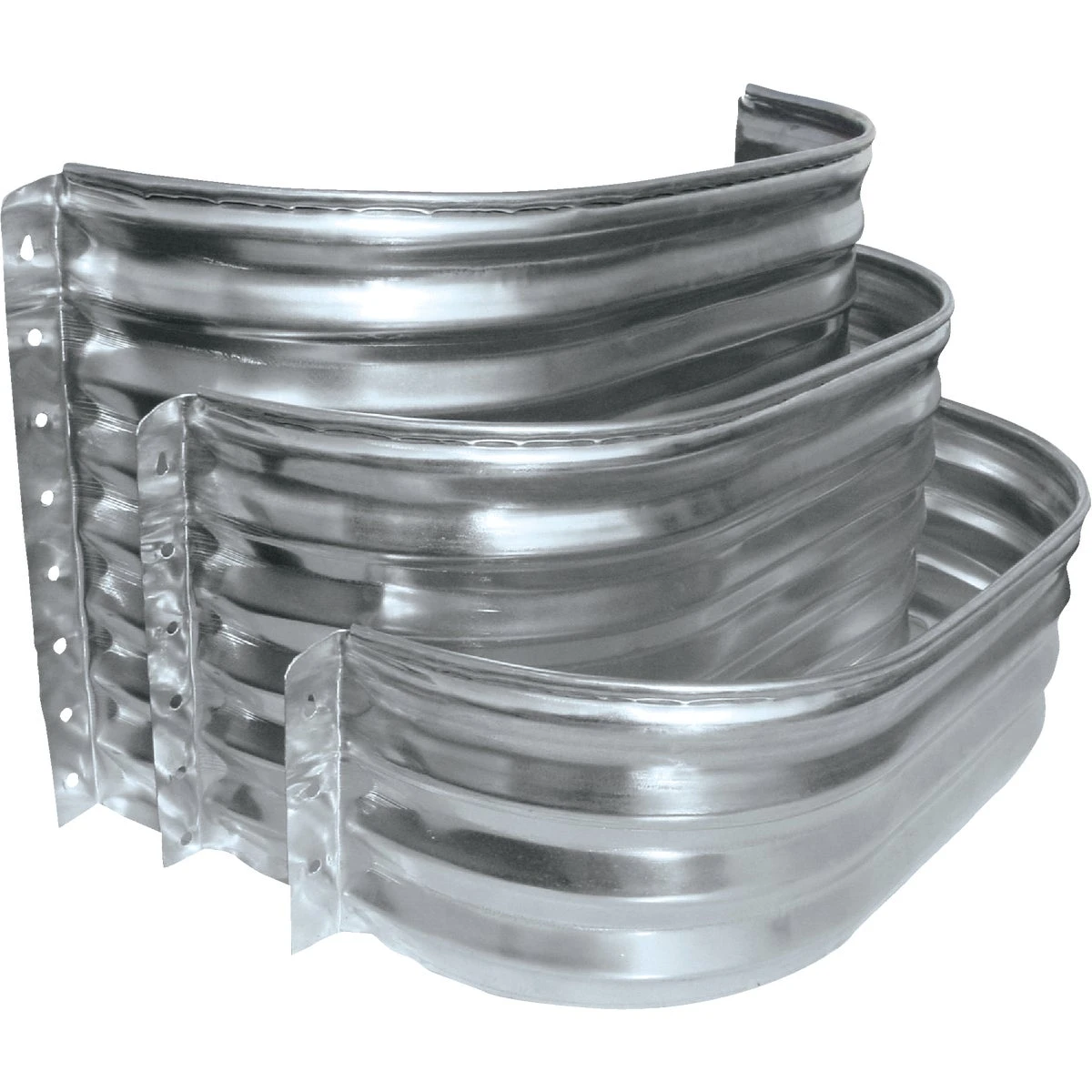24 In. X 37 In. Square Galvanized Steel Window Well With 12 In. Projection