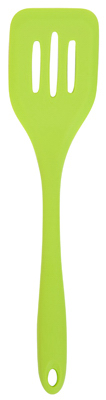 Green Silicone Slotted Turner For Flipping And Handling Delicate Foods, Model 10534-tv