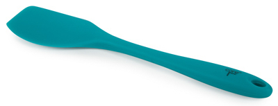 Turquoise Silicone Pointed Spatula For Kitchen Use, Model 10528-tv