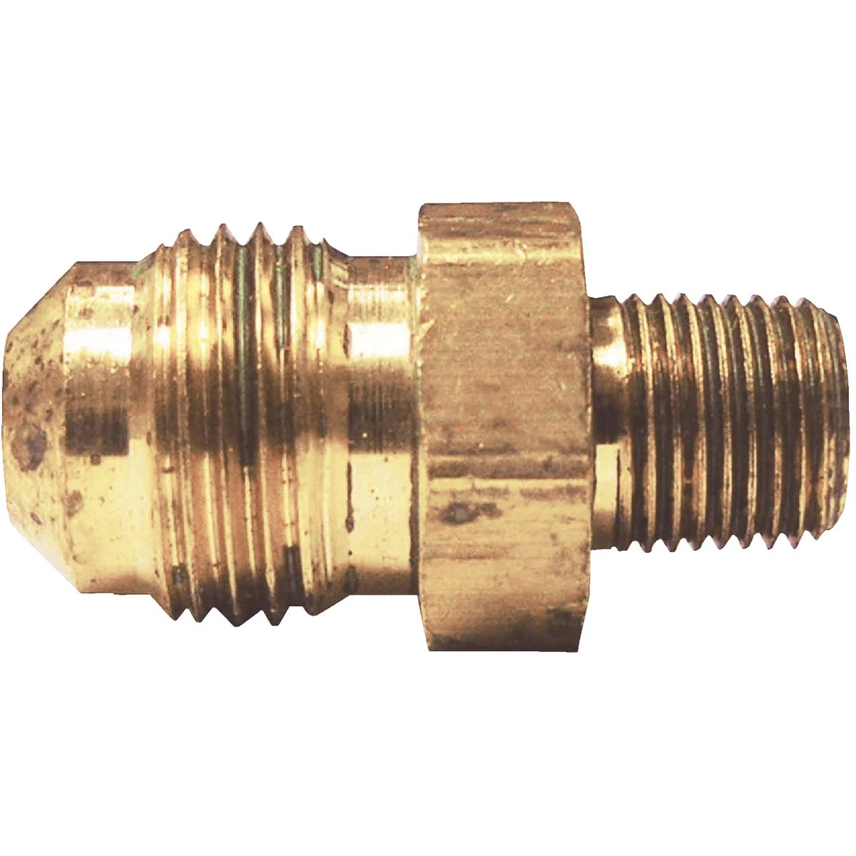 3/8 Inch X 1/4 Inch Brass Male Flare Adapter For Plumbing Applications