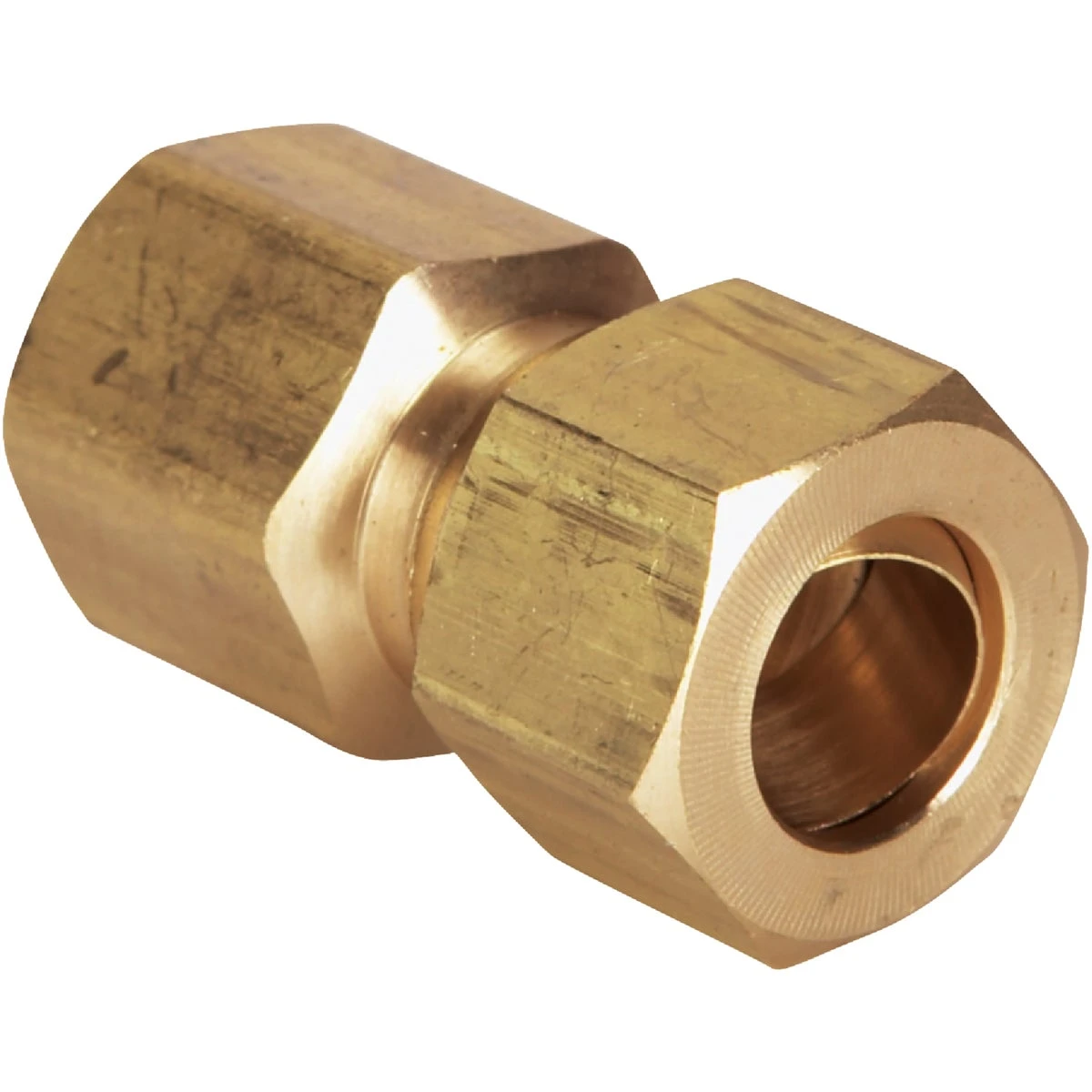 3/8 Inch X 1/4 Inch Brass Union Compression Adapter - Model 458276