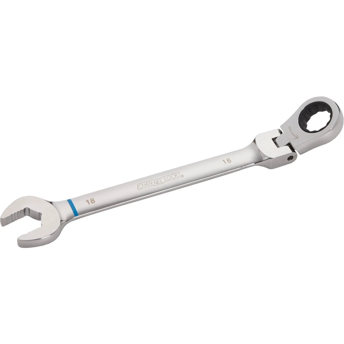 Metric 18 Mm 12-point Ratcheting Flex-head Wrench - Model 321609
