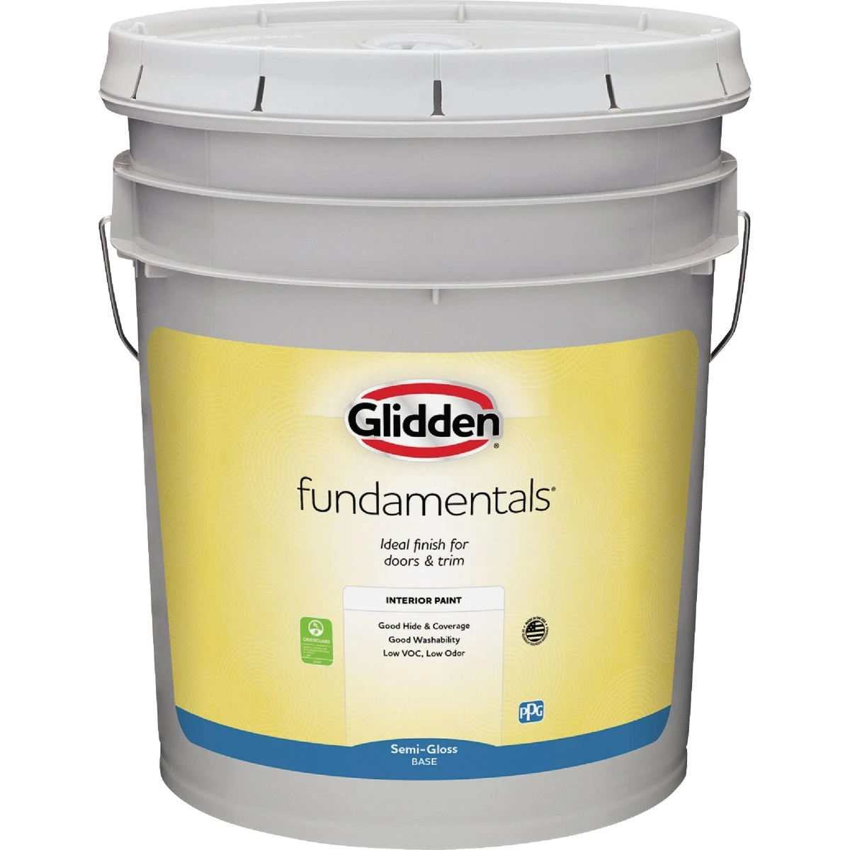Interior Paint Semi-gloss White Pastel Base 5 Gallon
