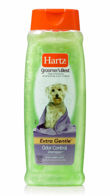 Odor Control Dog Shampoo, Green Apple Scent, 18 oz.