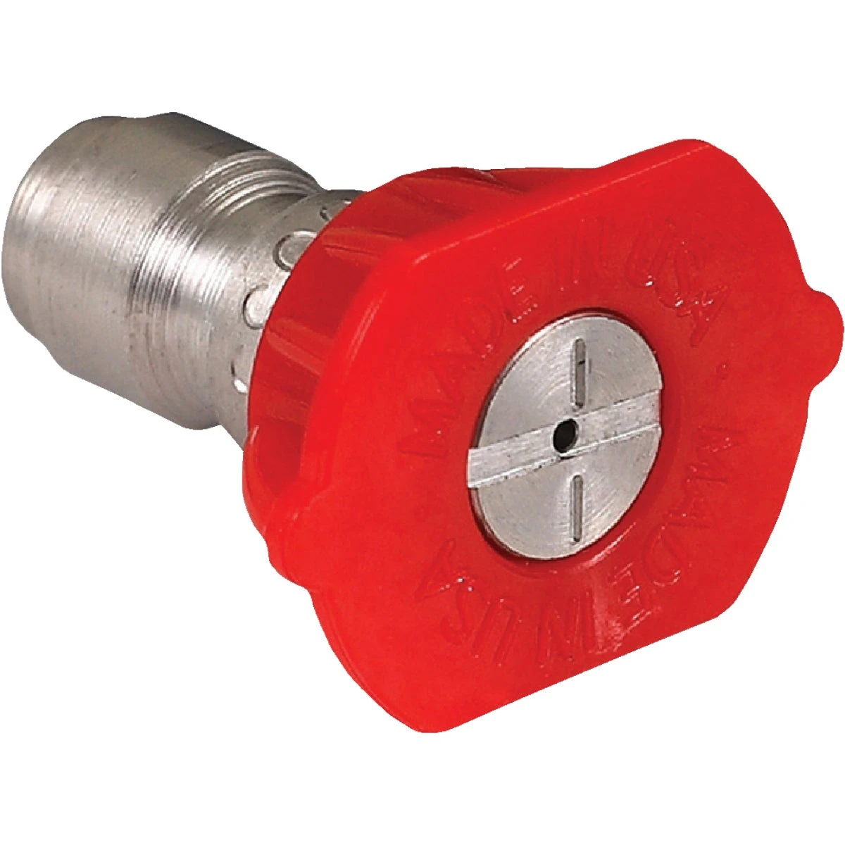 4.0mm 0 Degree Red Pressure Washer Spray Tip For Quick Connect Systems