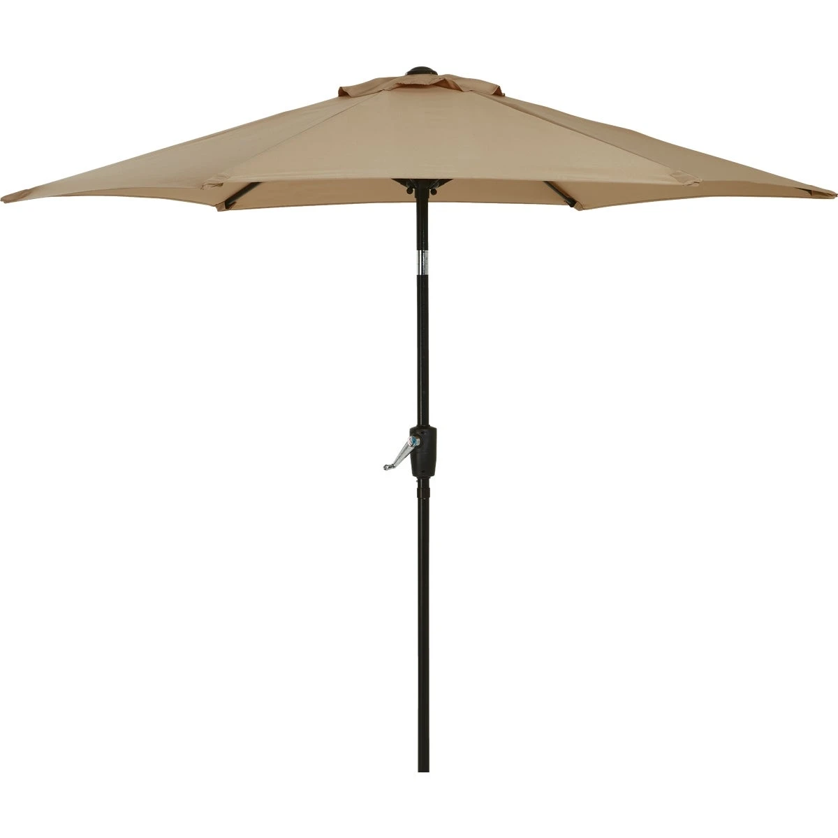 7.5 Ft. Aluminum Tilt/crank Tan Patio Umbrella With Storage Bag