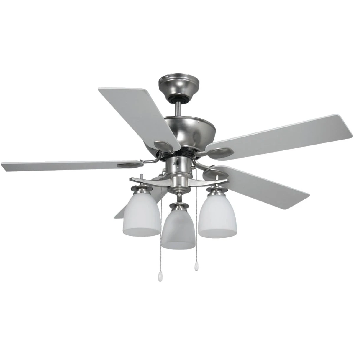 New Yorker 42 Inch Ceiling Fan With Brushed Nickel Finish
