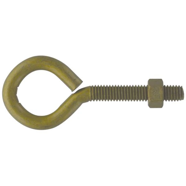 Gold 3/8-16 X 4 Inch Forged Eyebolt For Heavy-duty Applications