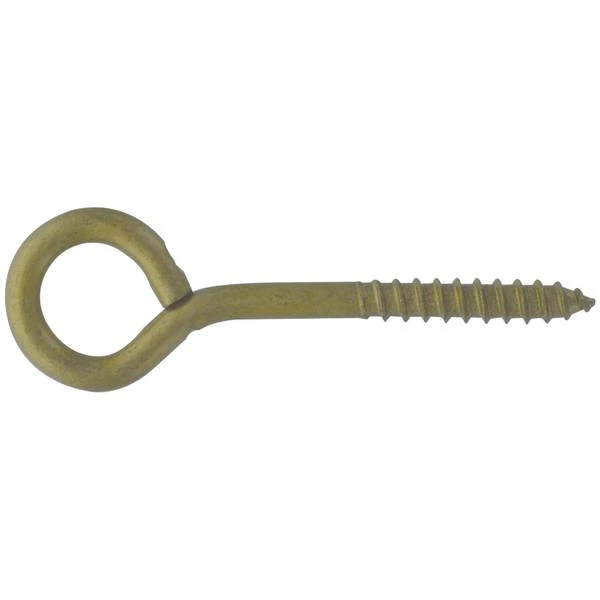 Gold 1/4" X 3" Forged Eye Lag Bolt - Durable And Versatile Fastening Solution
