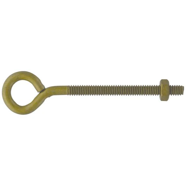 Gold 1/4-20 X 4 Inch Forged Eyebolt For Heavy-duty Applications