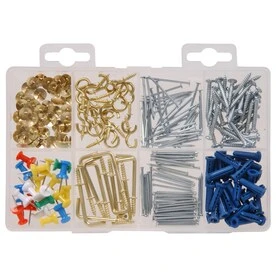 240-piece Steel Assorted Colors Combo Fastener Kit With Case