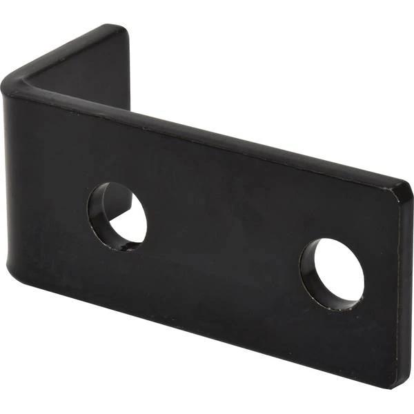 Black 3.5" Heavy Duty Forged Corner Brace - 1.6 X 1.5 X 3/16"