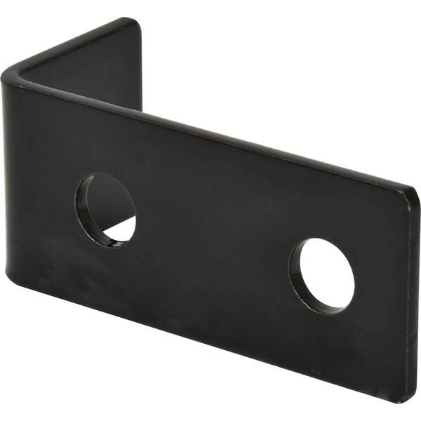 Black 3.5" Heavy Duty Forged Corner Brace - 1.6 X 1.5 X 1/8"