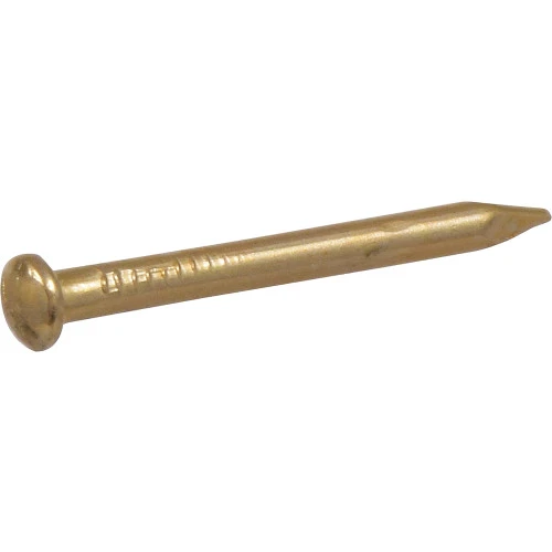 Solid Brass Escutcheon Pins 3/4" X 18 Gauge - 2.0 Ounce Package