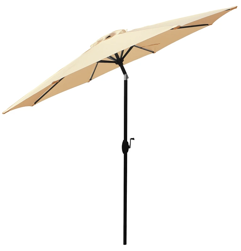 59597 9 Ft Aluminum Market Umbrella With Vented Canopy