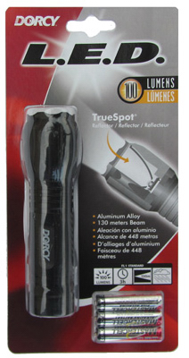 80-lumen Led Aluminum Flashlight - Model 41-4287 By Dorcy