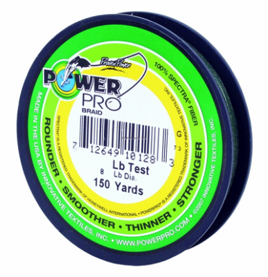 Braided Fishing Line, Green, 15 Lb., 150 Yd.