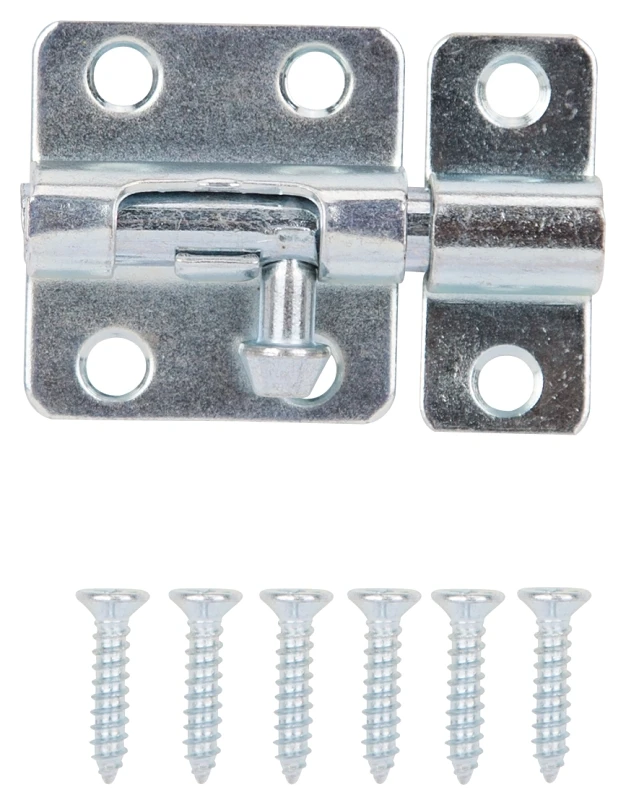 2 Inch Zinc Plated Steel Barrel Bolt For Interior And Exterior Use