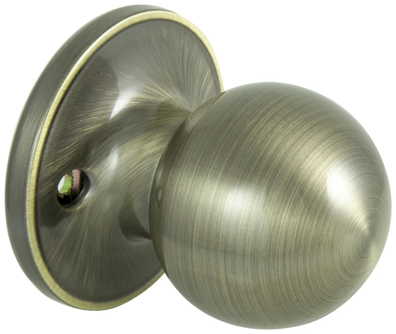 Antique Brass Dummy Door Knob T3 Model T3840v-ps For Bedroom And Bathroom