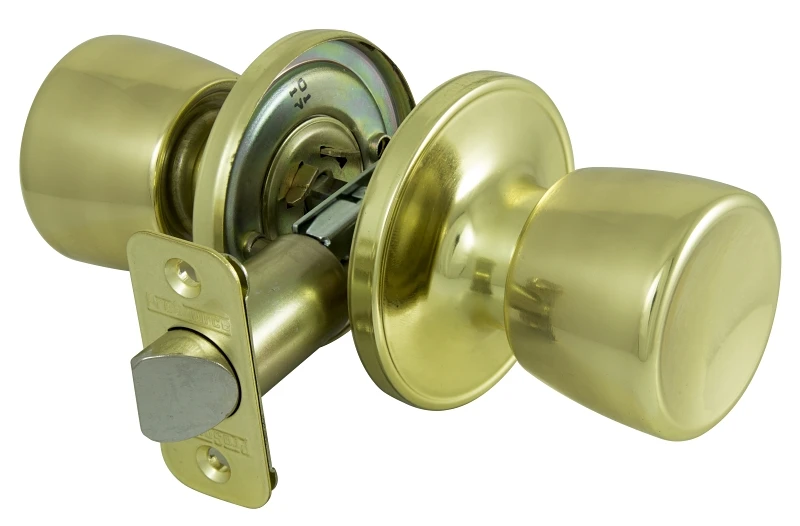 Tulip Passage Door Knob Set For Interior Doors - Adjustable Backset