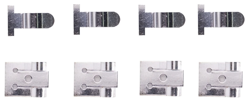 Snap Fastener 15/16" X 2-1/8" Steel Screw Mounting With 4 Screws