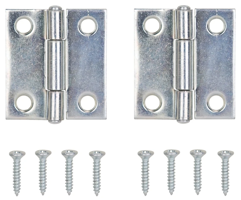 Utility Hinge Zinc Plated 1-1/2" X 1-3/8" Stainless Steel