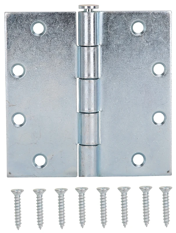 5x5 Inch Square Corner Utility Hinge - Stainless Steel, Durable Design