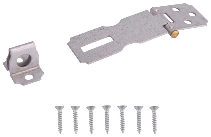 2-1/2 Inch Galvanized Safety Hasp For Doors, Cabinets, And Gates