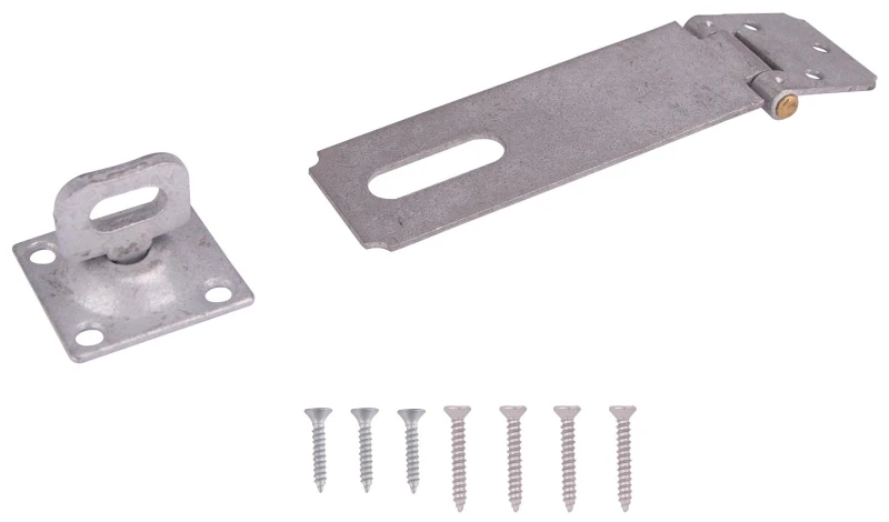 Safety Hasp 4.5" X 1.5" Galvanized Steel Rust-resistant